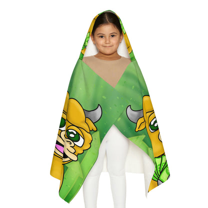 Bull Run Money Bear Market Graphic Youth Hooded Towel