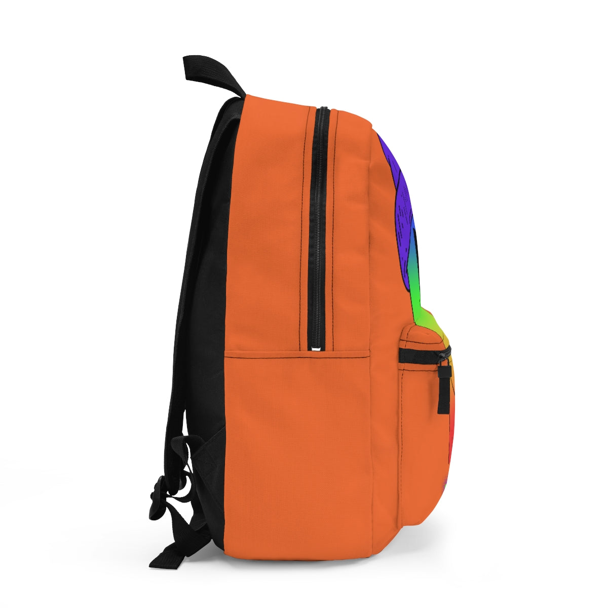 Rainbow Peace Alien Squid Mouth Visitor Backpack