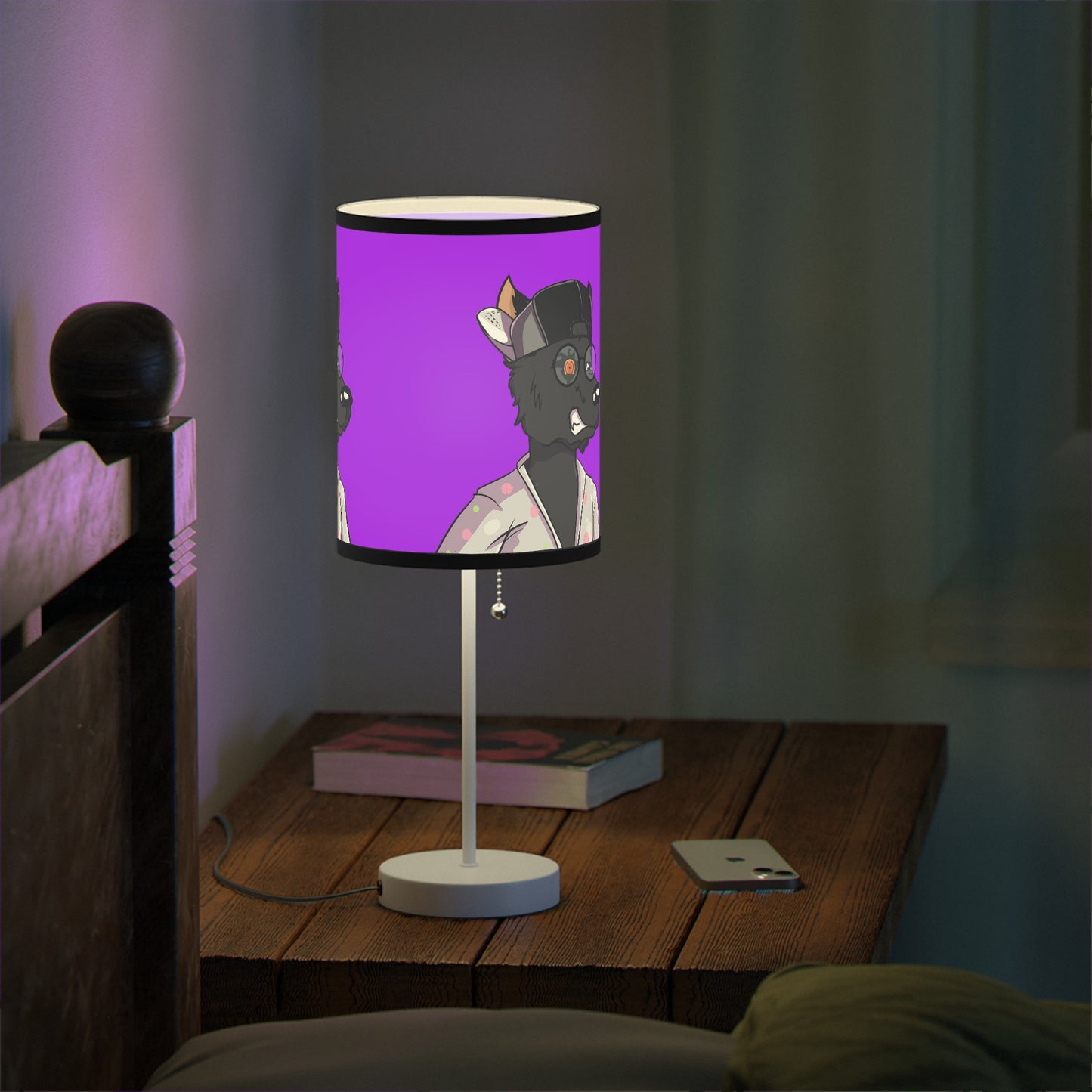 Werewolve Robe Relax Fit Wolf Cyborg Lamp on a Stand, US|CA plug