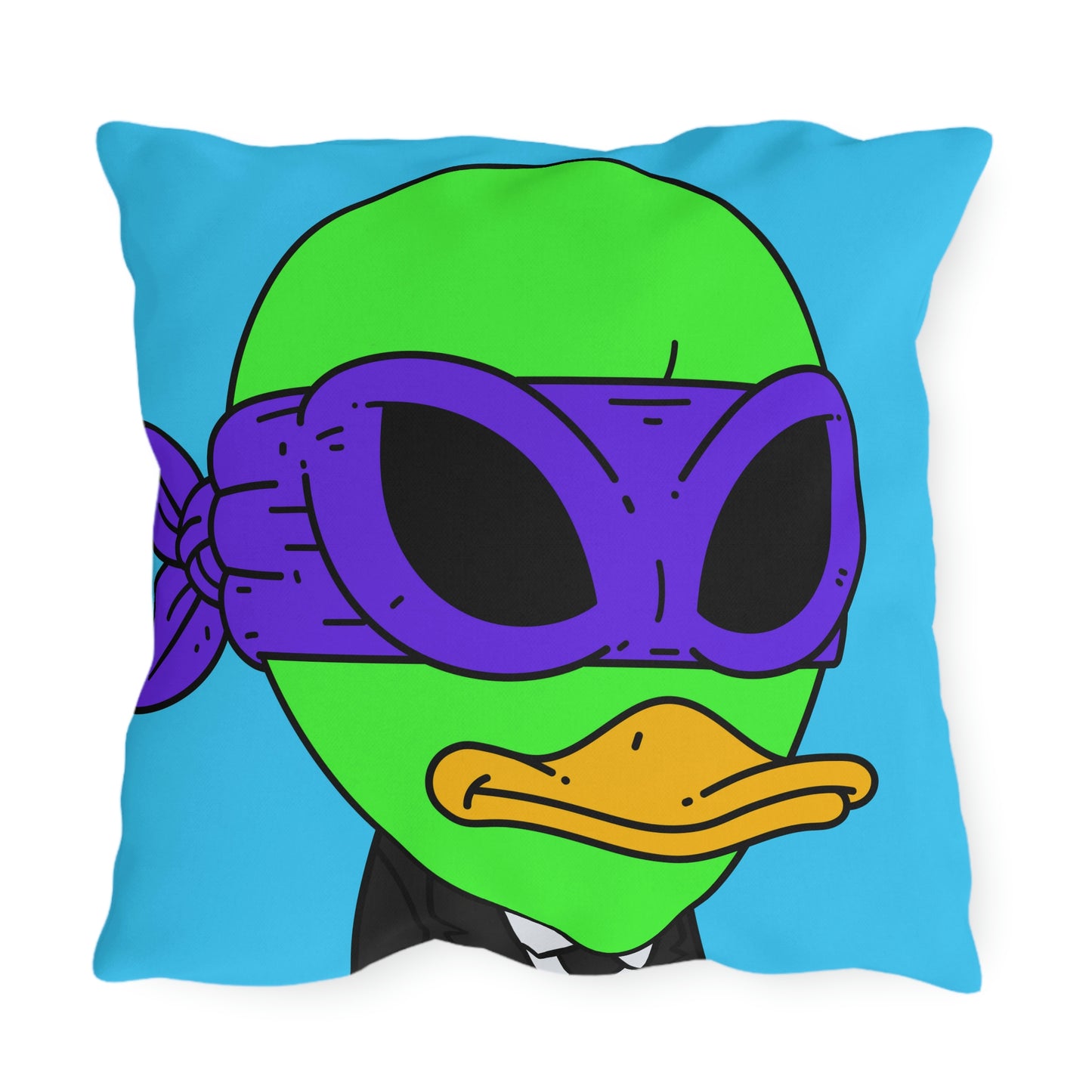 Visitor 751 Alien Outdoor Pillows