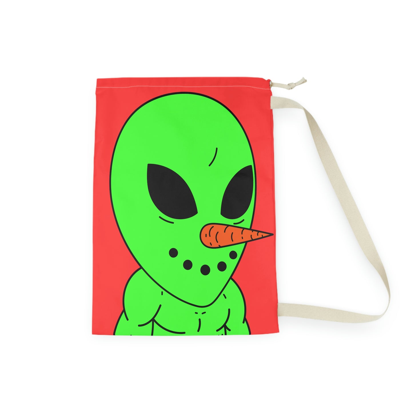 Veggie Visi Alien Vegetable Visitor Laundry Bag