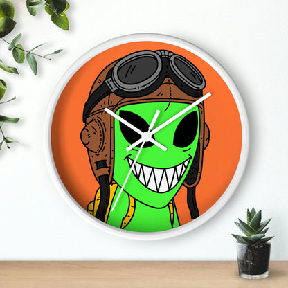 Air Force Aviator Alien Wall clock