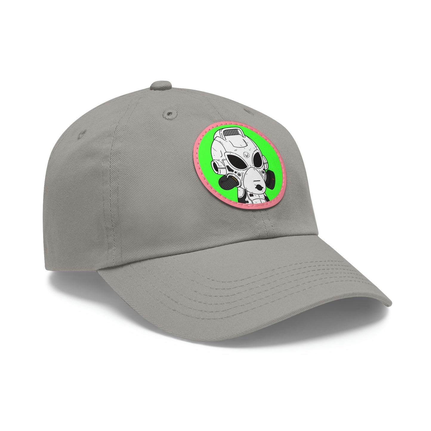 Alien LOL Visitor Dad Hat with Leather Patch (Round)