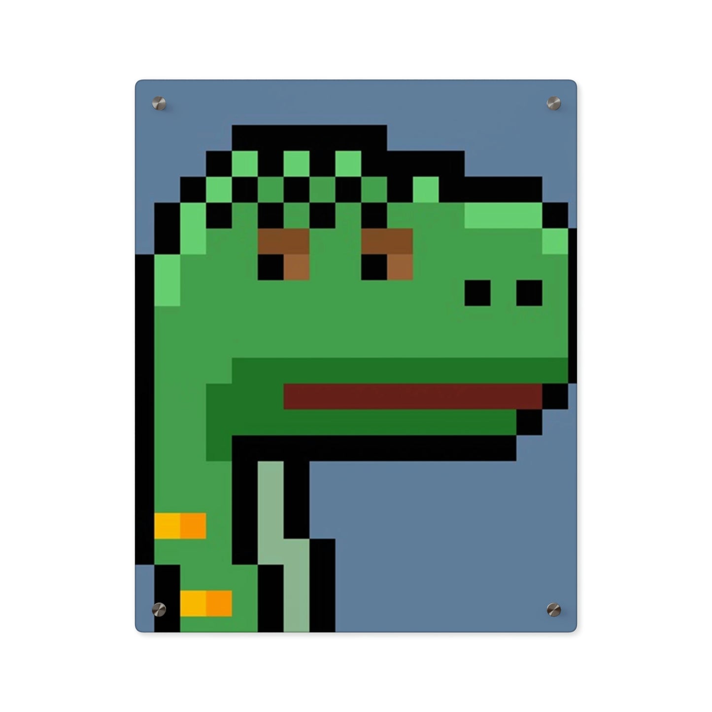 Dinosaur Dino Pixel Acrylic Wall Art Panels