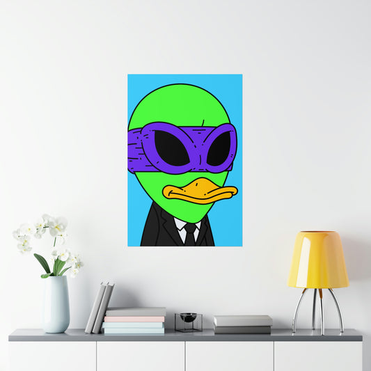 Visitor 751 Alien プレミアムマット縦型ポスター