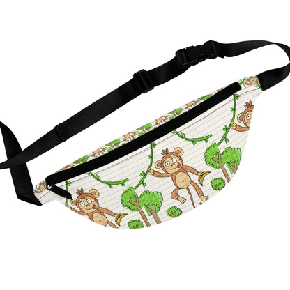 Graphic Monkey - Fun Zoo Clothing for Ape Lovers Fanny Pack