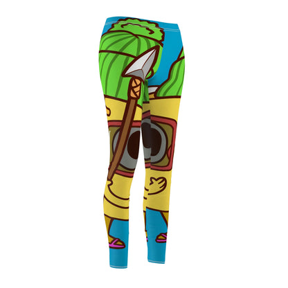 Tribal Taco Women's Cut & Sew Casual Leggings