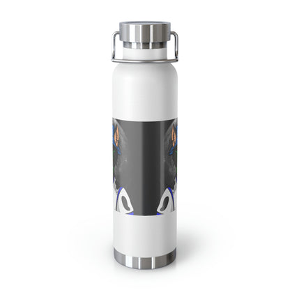 Full Moon Cyborg Werewolve Wolf Copper Vacuum Insulated Bottle, 22oz