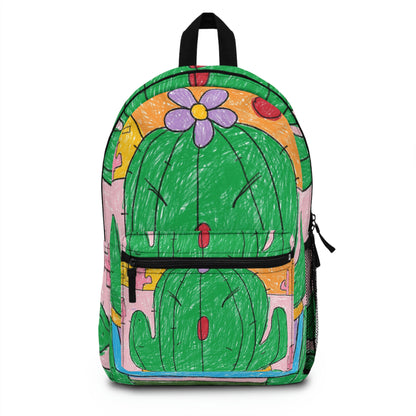 Desert Cactus Sumo Wrestler Graphic Backpack