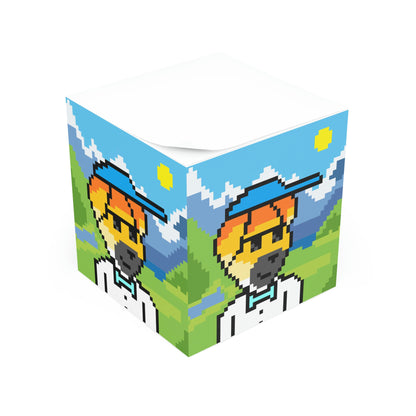 Dog Travel Adventure Animal Note Cube