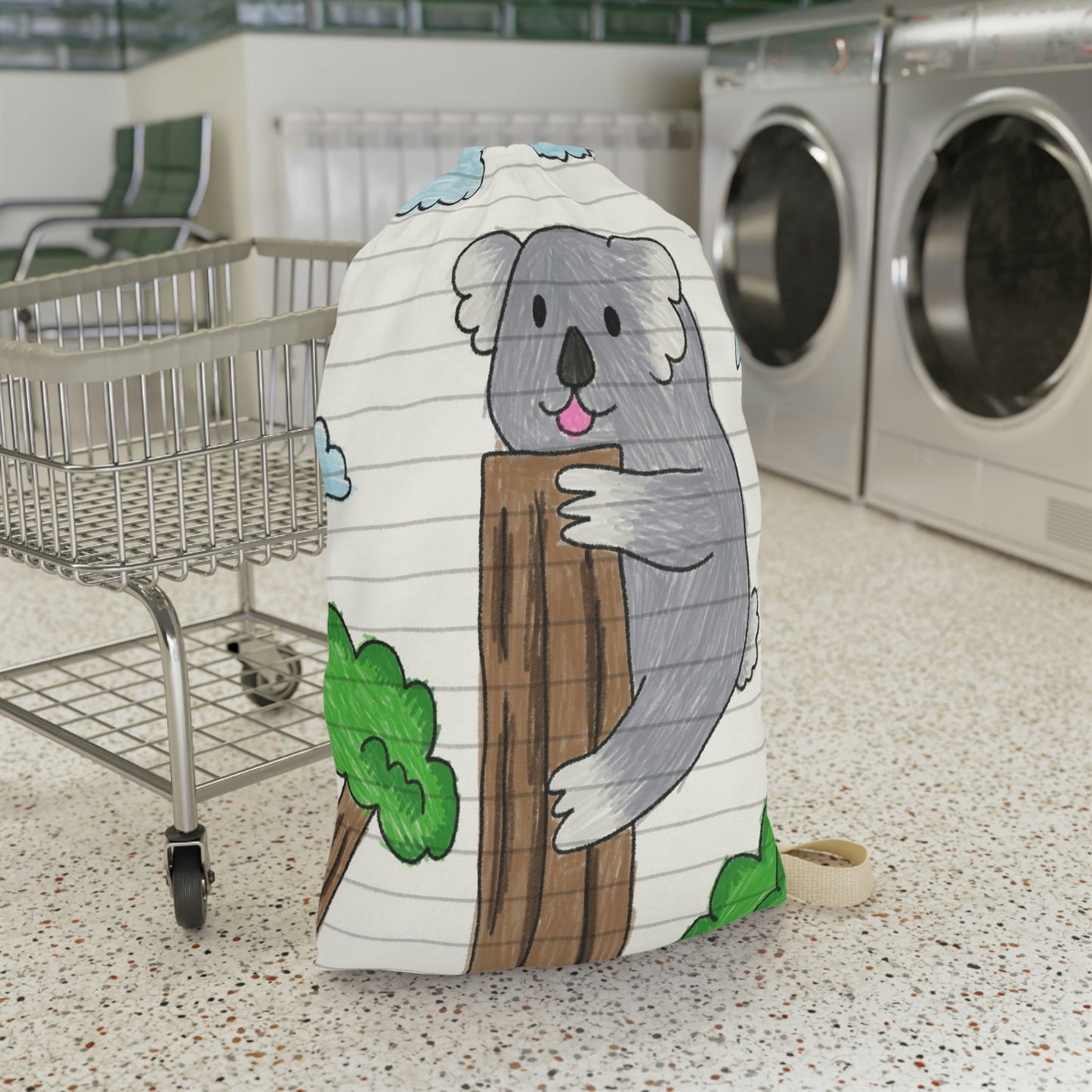 Koala Bear Animal Tree Climber Laundry Bag