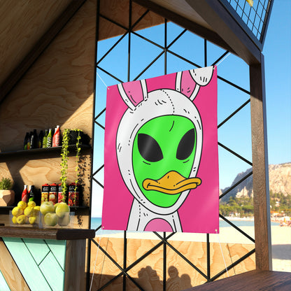 Duck Bunny Alien Matte Banner