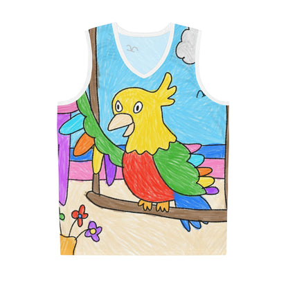 Animal Lover Parrot Perfect Gift for Parrot Owners Basketball Jersey (AOP)