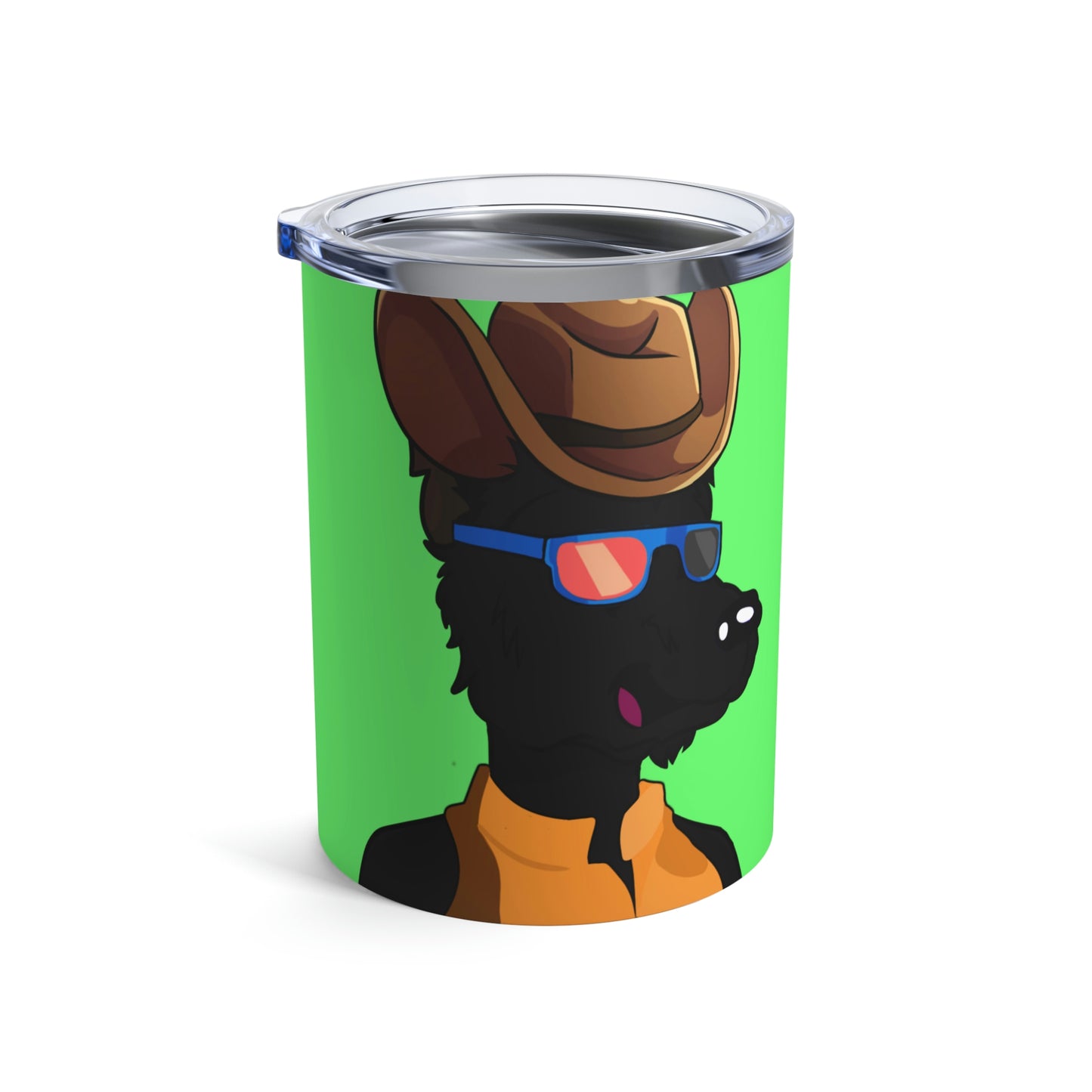 Cowgirl Wolf Cyborg Wolve Tumbler 10oz