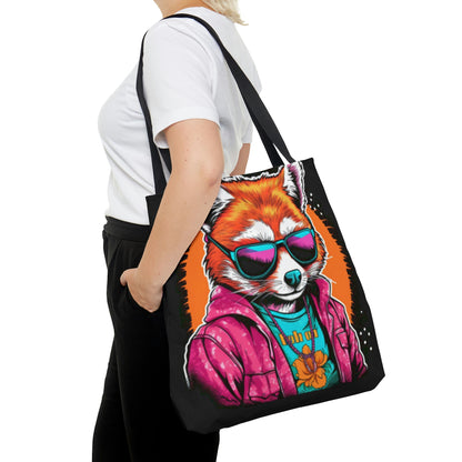 Red Panda Pop Culture Anime Cartoon Graphic Tote Bag (AOP)