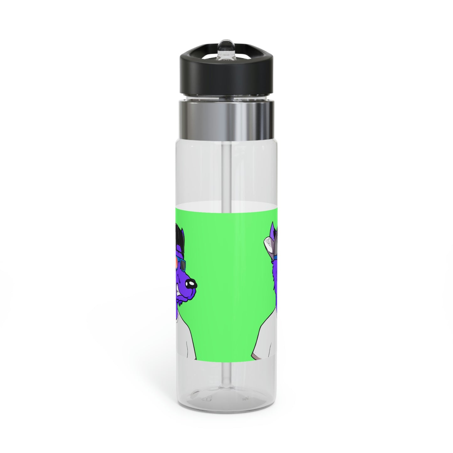 Cyborg Wolf Purple Fur Werewolve Kensington Tritan™ Sport Bottle, 20oz