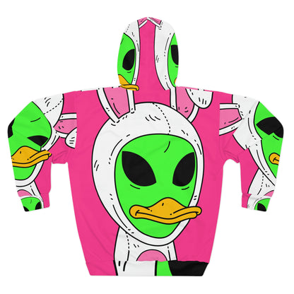 Bunny Easter Duck Alien AOP Unisex Pullover Hoodie