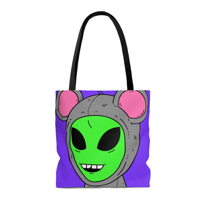 The Visitor Mouse Alien Character AOP Tote Bag