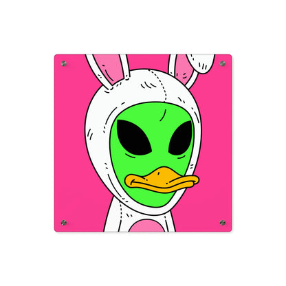 Duck Bunny Alien Acrylic Wall Art Panels