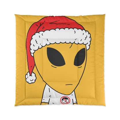 Alien Christmas Santa Space Character Holiday Winter Season Comforter