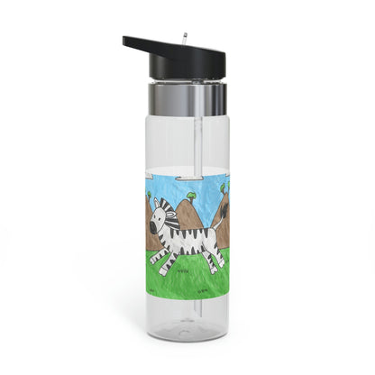 Zebra Graphic Hipster Zebra Animal Kensington Tritan™ Sport Bottle, 20oz