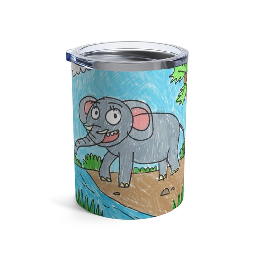 Elefante Elephant King Safari Animal Tumbler 10oz