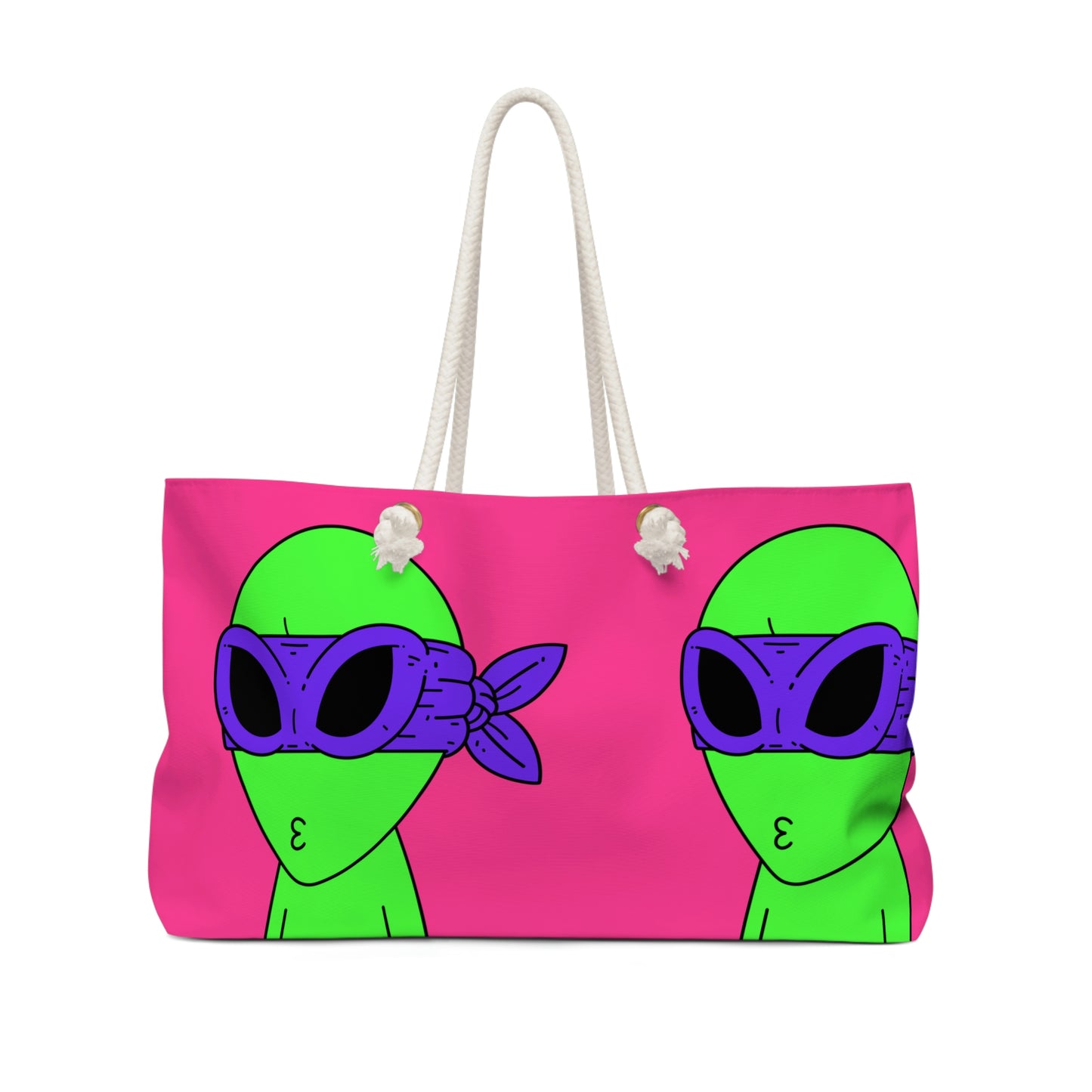 Green Ninja Visitor Alien Weekender Bag