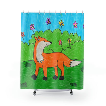 Fox Woodland Animal Foxy Shower Curtains