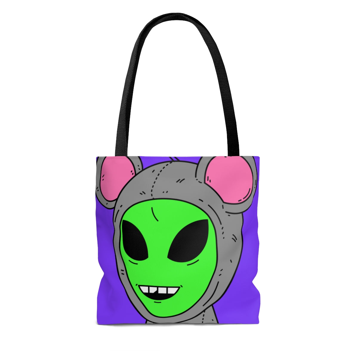 The Visitor Mouse Alien Character AOP Tote Bag