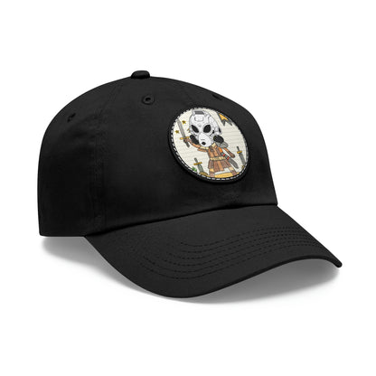 Knight Sword Alien LOL Visitor Warrior Dad Hat with Leather Patch (Round)