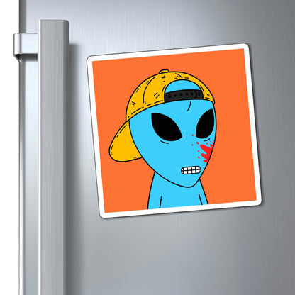 Alien Blue Blood Visitor Magnets