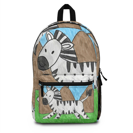 Zebra Graphic Hipster Zebra Animal Backpack