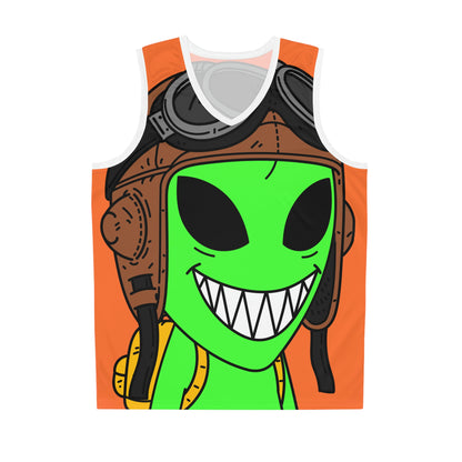 Air Force Aviator Alien Basketball Jersey