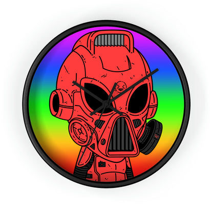 Pride Rainbow Robot Cyborg Alien Wall clock