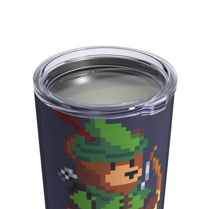 Robin Hood Hat Archer Bear Tumbler 10oz