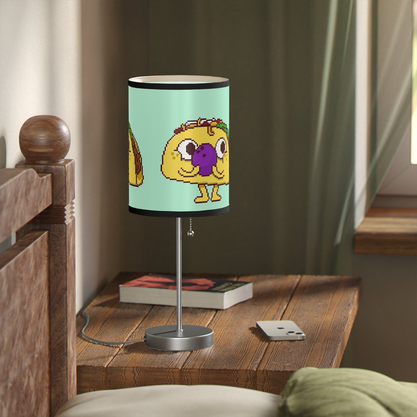 Bowling Ball Strike Taco Lamp on a Stand, US|CA plug