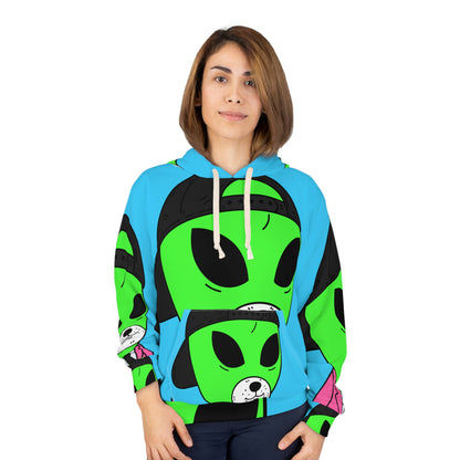 Sudadera con capucha unisex Alien Professional Animal Cartoon AOP 