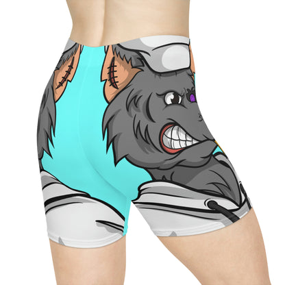 Chief Chef Cook Wolf Werewolve Cyborg Women's Biker Shorts