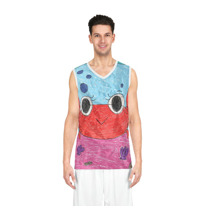 Lobster Crab Graphic Sea Lovers Basketball Jersey (AOP)