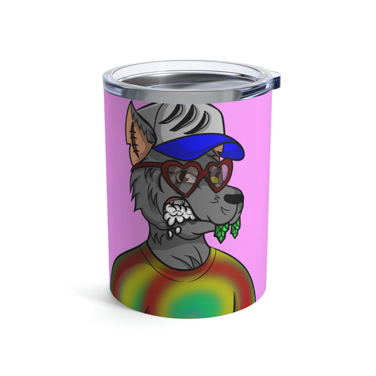 Heart Wolf Werewolve Tiedye Tumbler 10oz