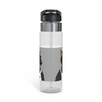 Heart Valentine Black Wolf Cyborg Kensington Tritan™ Sport Bottle, 20oz