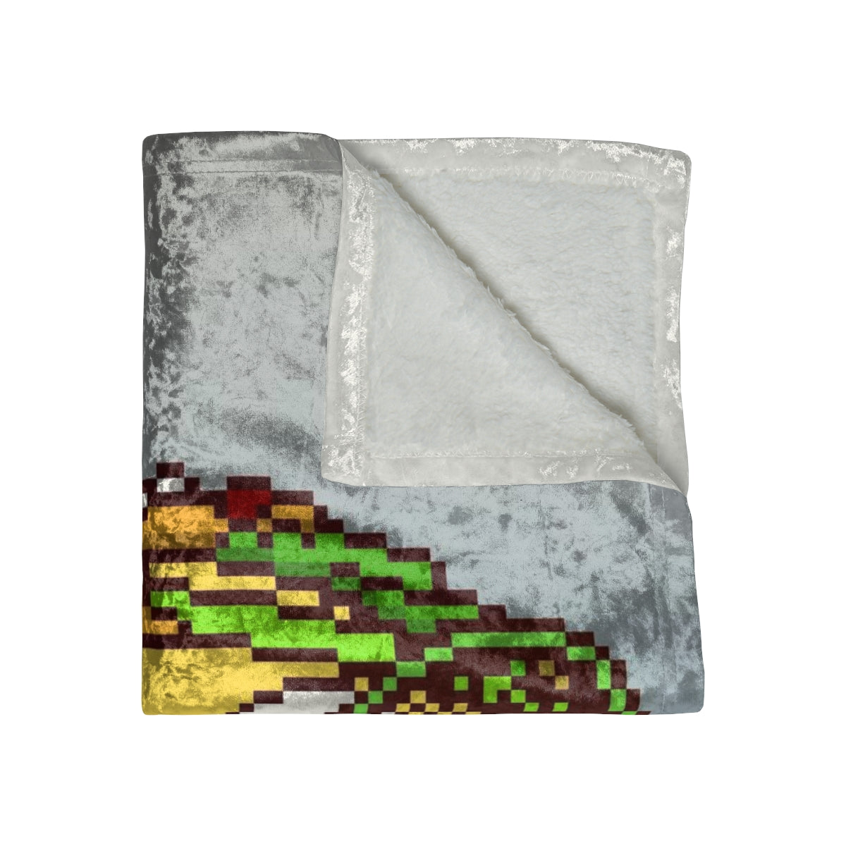 Tennis Taco Racket Sport Crushed Velvet Blanket