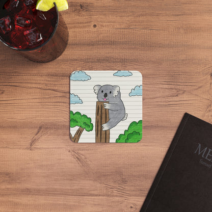 Koala Bear Animal Tree Climber Coasters (50, 100 pcs)