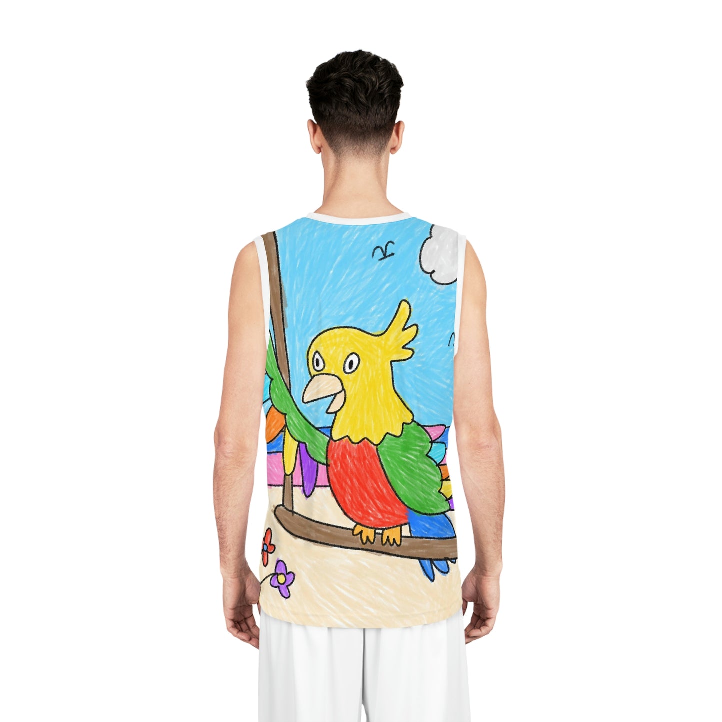 Animal Lover Parrot Perfect Gift for Parrot Owners Basketball Jersey (AOP)