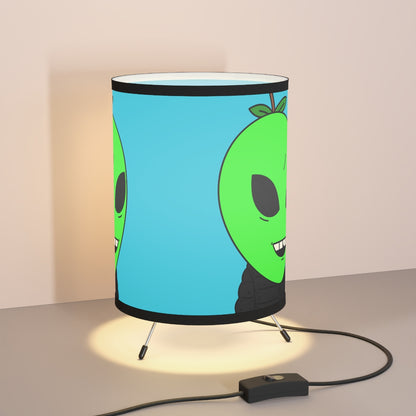 Visitor Apple Head Alien Tripod Lamp with High-Res Printed Shade, US\CA plug