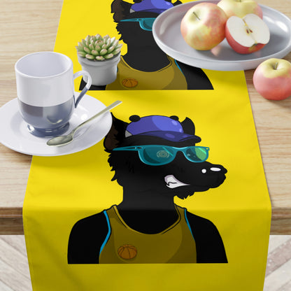 Sport Anime Cartoon Character Wolf Table Runner