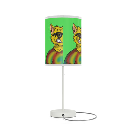 Wolf Hip Cool Stud Breathtaking Cyborg Lamp on a Stand, US|CA plug