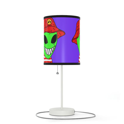 Alien Character Cartoon Big Smile Lamp on a Stand, US|CA plug