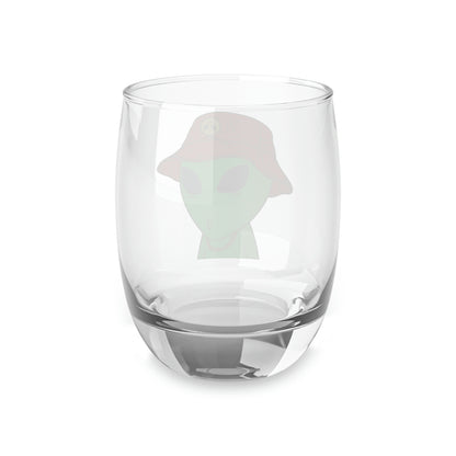 Alien Hipster Whiskey Glass