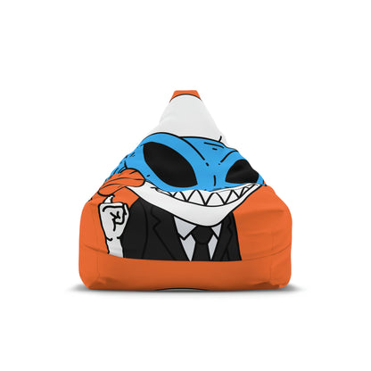 Alien BBall Sport Ninja Mask Orange Basketball Bean Bag Chair Cover